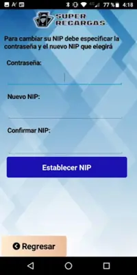 SuperRecargas android App screenshot 1